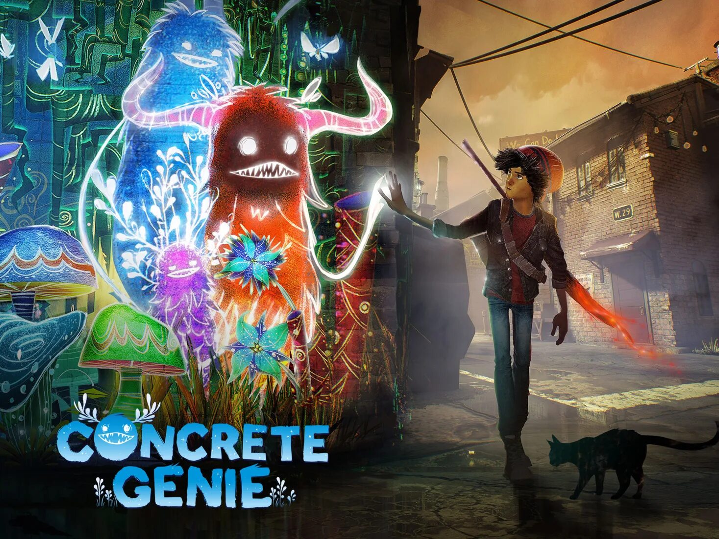 Concrete Genie (городские духи). Городские духи игра ps4 Беатрис. Concrete Genie PLAYSTATION 4. Concrete Genie Эш. Concrete genie