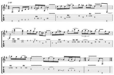 Blues tabs