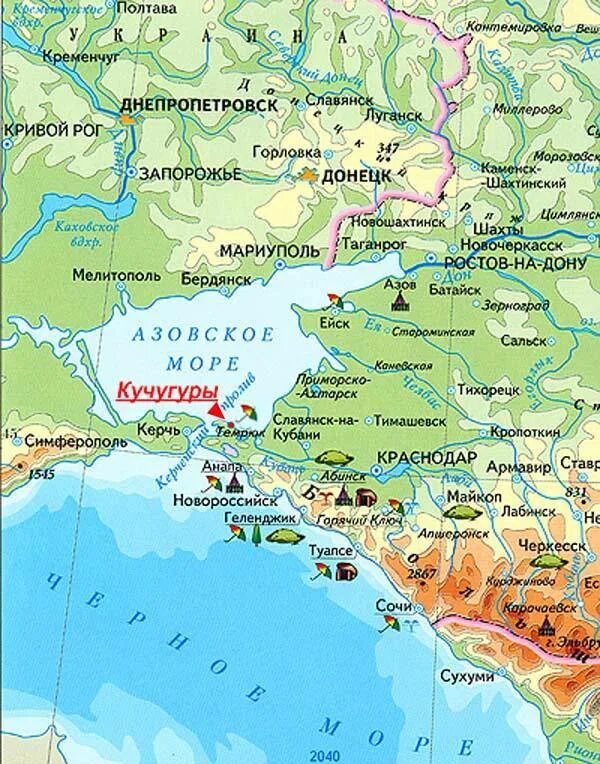 Карта побережья азовского моря с городами. Кучугуры Краснодарский край на карте. Поселок Кучугуры на Азовском море на карте. Пос Кучугуры на Азовском море на карте. Азовское море Кучугуры на карте.