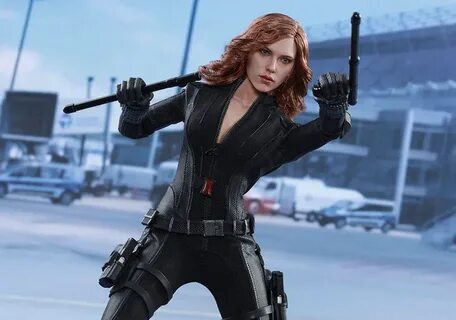 Captain America: Civil War MMS365 Black Widow 1/6th Scale Collectible Figur...