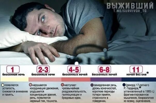 Спать подряд несколько