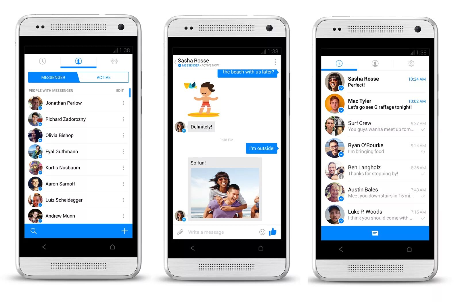 Установить приложение messenger
