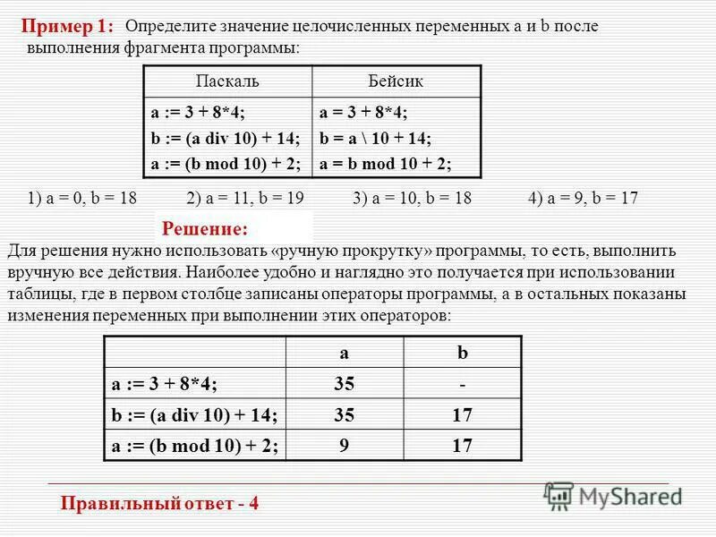 Определи какую задачу решает фрагмент программы. Определите значение переменной с после выполнения программы. После выполнения программы. Определите значение целочисленных. Выполнение фрагмента программы.