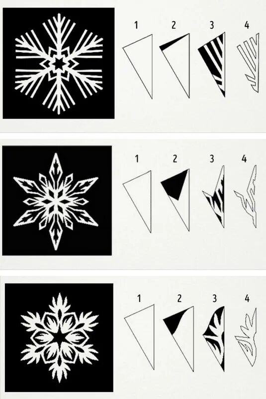 Как вырезать снежинку из бумаги пошагово. Снежинки ножницами. Схемы снежинок для вырезания ножницами. Простые красивые снежинки. Бумажные снежинки.