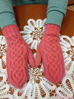 Варежки женские узоры