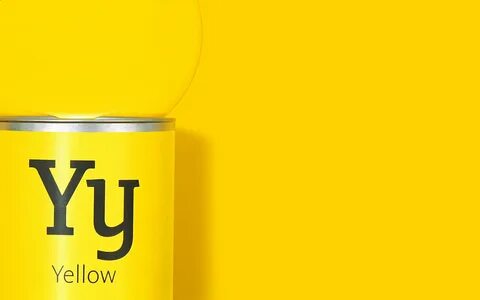 They are yellow
