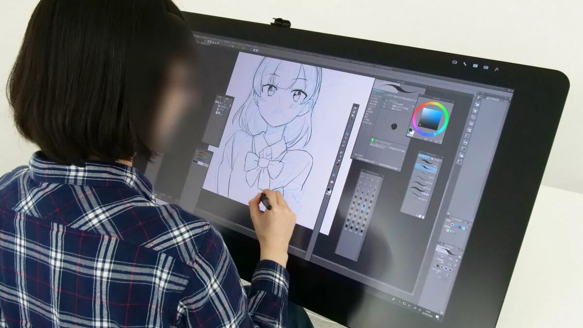 Как выбрать графический. Wacom Cintiq Pro 32. Ар референс для графического планшета. Картинка сетки на графическом планшете. Работы 3д моделлеров без графического планшета.