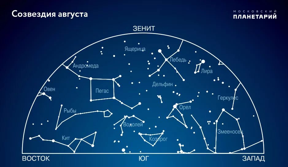 Небесные тела созвездия