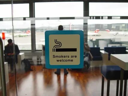 Курение в аэропорту домодедово после регистрации