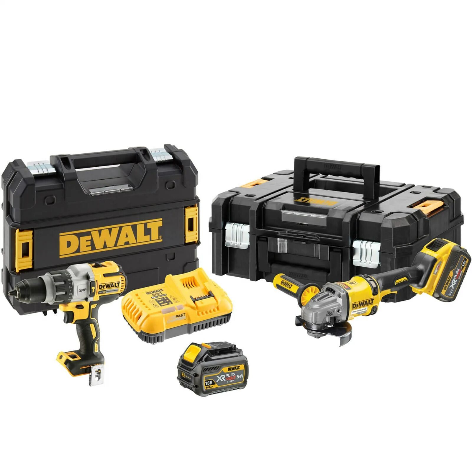 Аккумуляторный инструмент наборы девольт. Dewalt 54v шуруповерт аккумуляторный. комплект аккумуляторного инструмента dewalt. набор аккумуляторного 2 инструмента девольт. набор электроинструмента деволт.