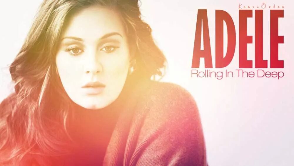 Песня adele rolling in the. Adele Rolling in the Deep обложка. Adele "Rolling in the Deep" Постер.