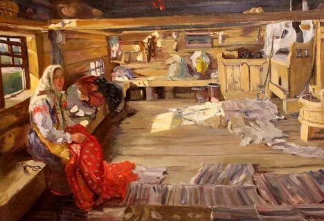 Картины русской избы