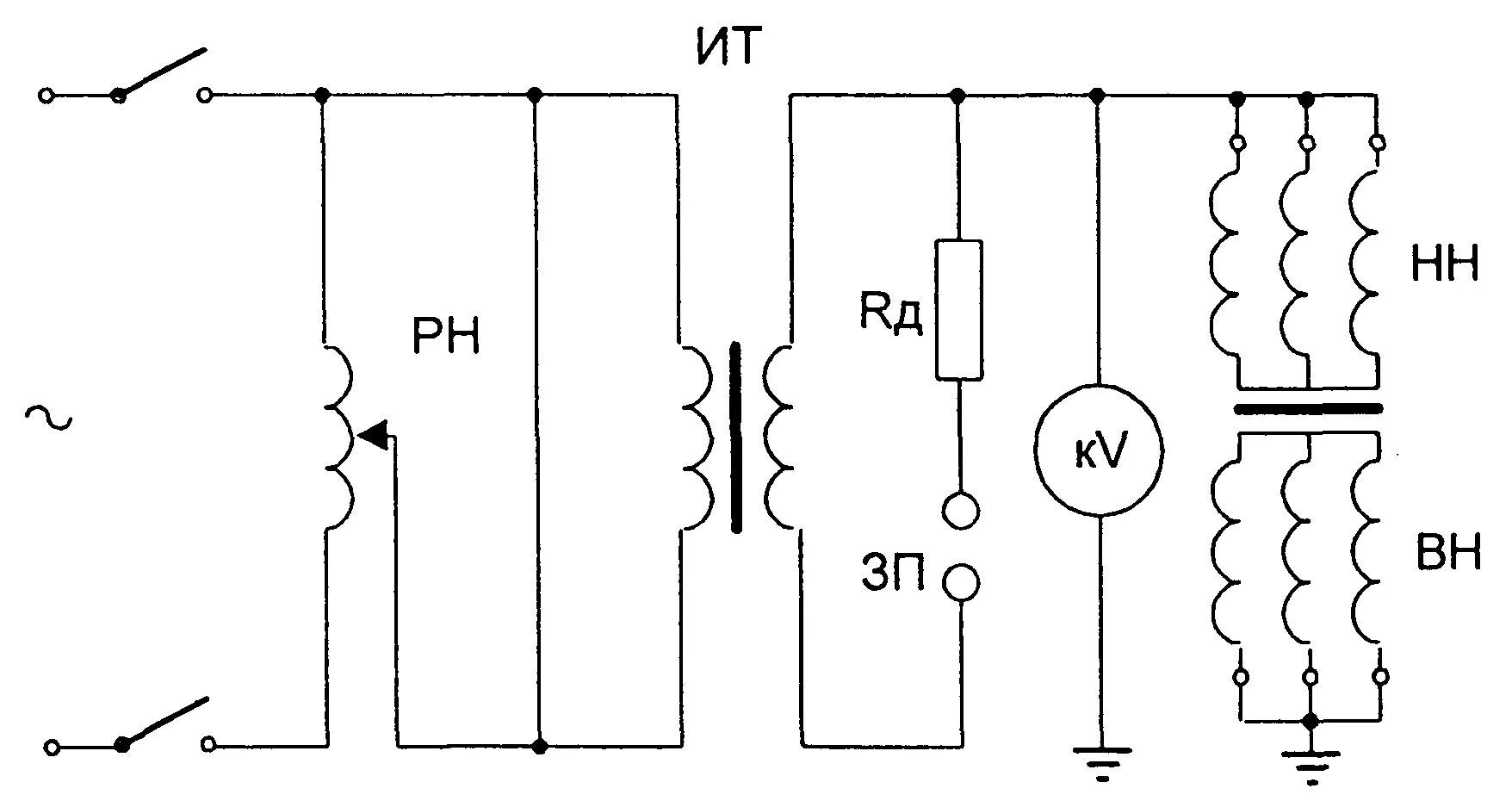 Схема испытания силового трансформатора. Схема испытания силового трансформатора повышенным напряжением. Схема испытания трансформатора повышенным напряжением. Схема высоковольтных испытаний силового трансформатора. Испытания трансформатора напряжения