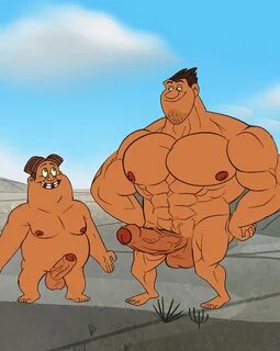 editfag, unknown artist, grug crood, the croods, edit, edited, screencap, s...