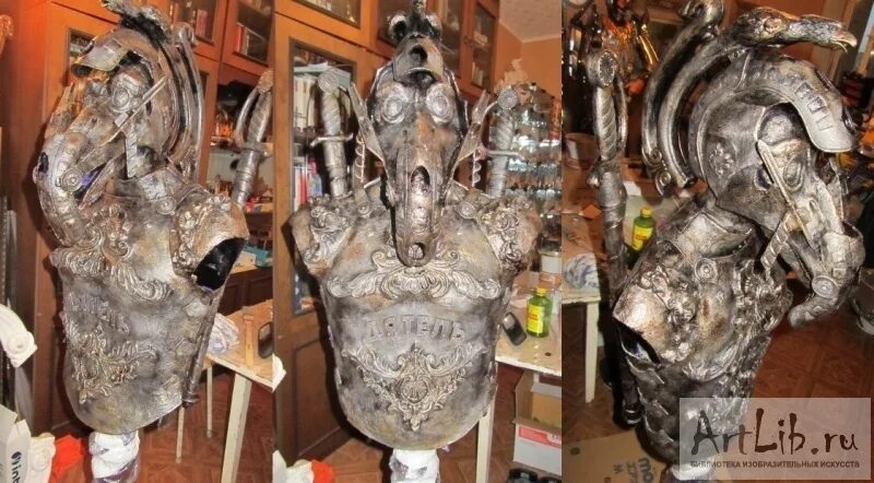 How to Make a Spartan Helmet Spartan helmet, Samurai helmet, Helmet