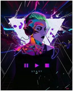 Неон арты