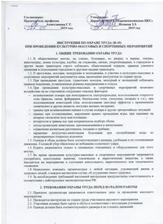 План охраны массового мероприятия