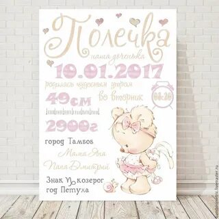 Постер на рождение