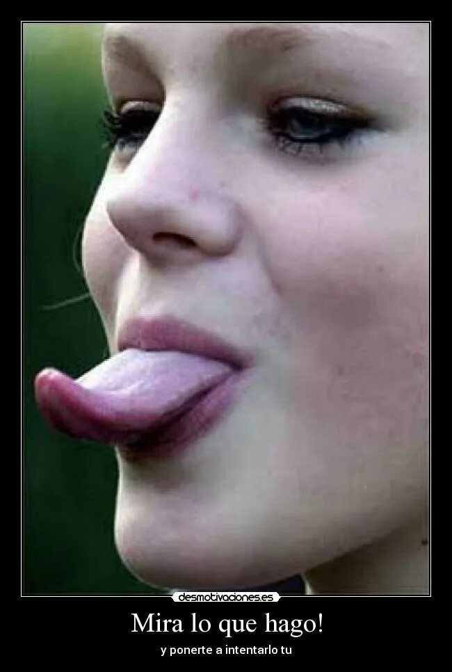 длинный женский язык