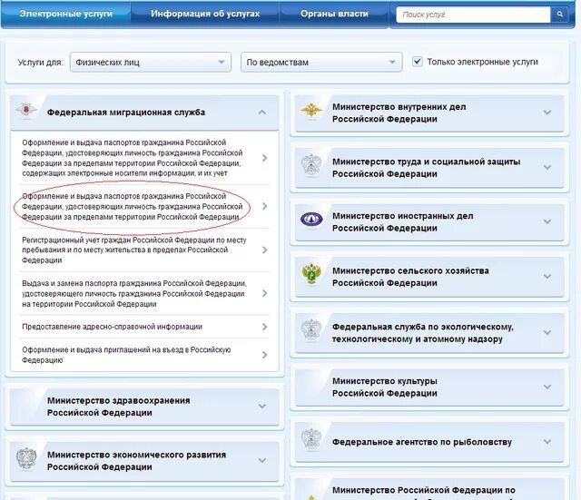 Заявление нового образца госуслуги