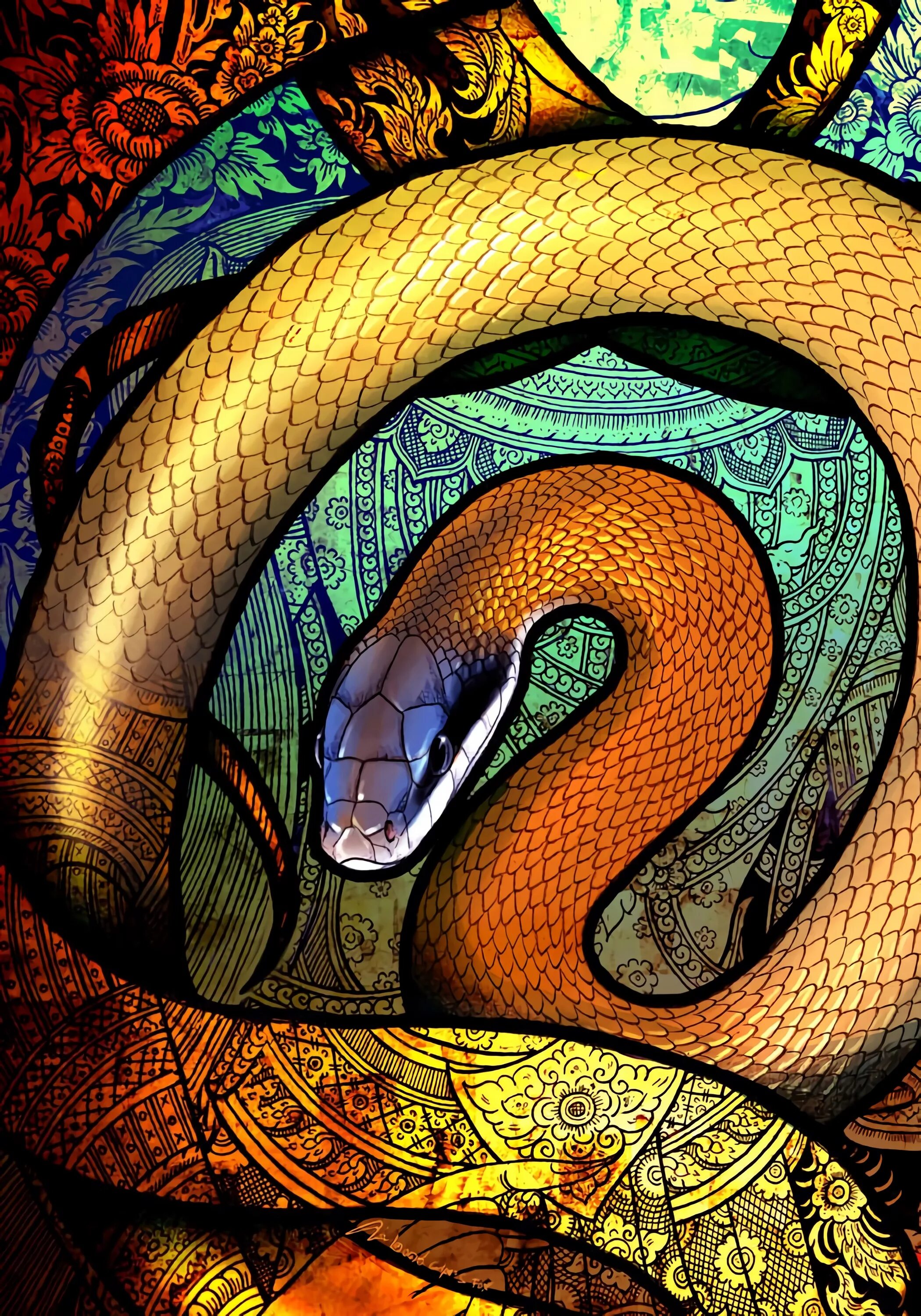 Змей на заставку телефона. Змея арт. Змея картина. Арты змей. Красивая змея.