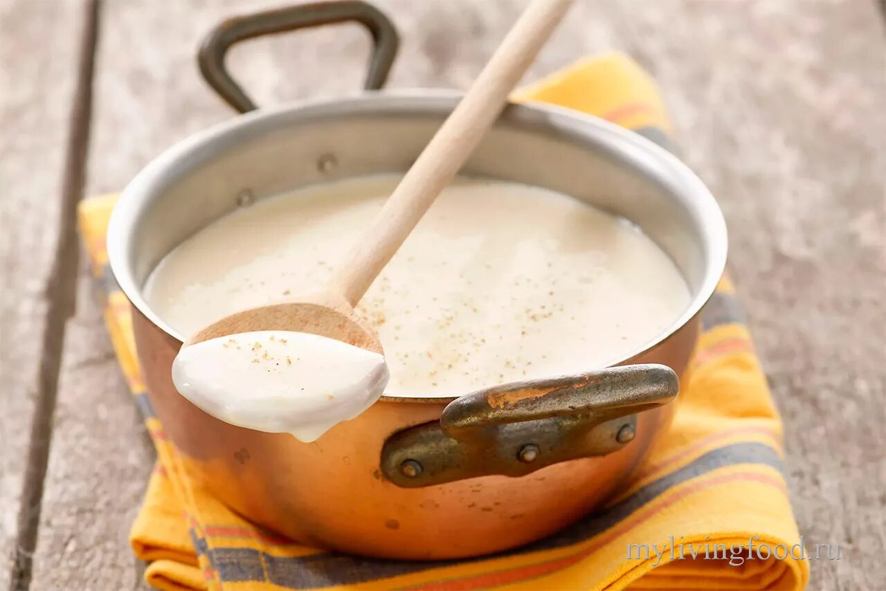 Как приготовить белый соус. Bechamel sauce. французский соус бешамель. соус бешамель фото. соус велюте - базовый.