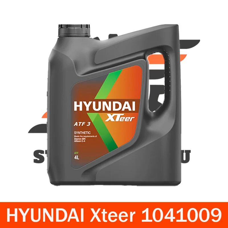 1041009 Hyundai XTEER. Hyundai XTEER 4л. 1041009 Hyundai Hyundai XTEER ATF-3/ SP-III масло для АКПП синте. 4л. 1041126 Hyundai XTEER.