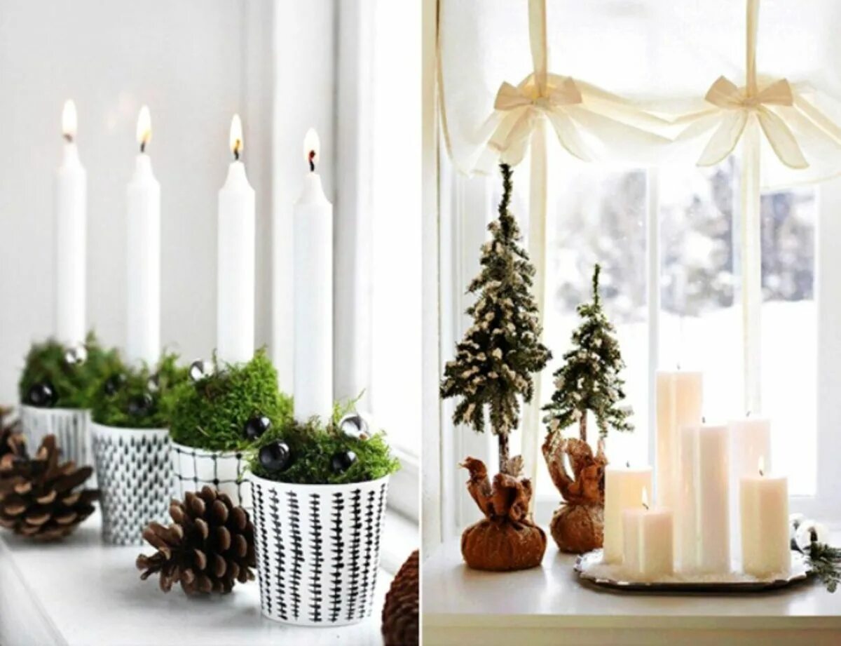 новый год на подоконнике своими руками. новый год на подоконнике своими руками. украшениеподоконика на новый год. новогодний декор окон. новогоднее украшения на окна.