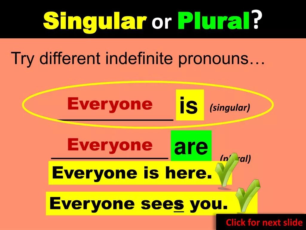 Society was or were. Everyone is or are. Nobody was или were. Everyone singular or plural. Everyone was или were.