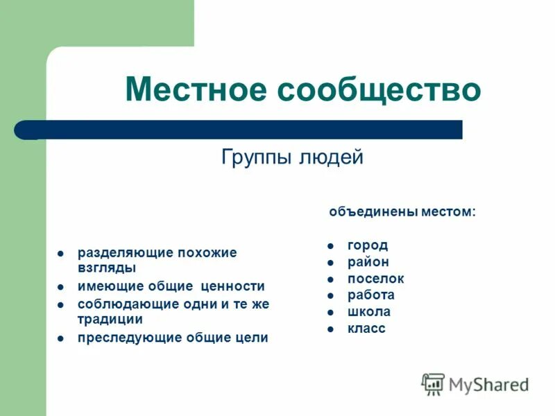 муниципальное сообщество