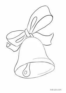 Колокольчик Шаблоны для Вырезания Раскраски Kids-Pic.com