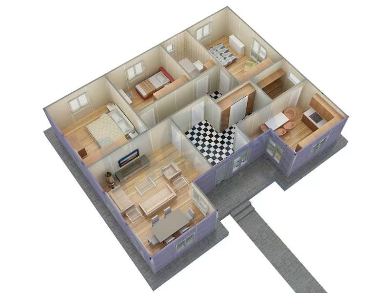 Pin on Malé domy Building house plans designs, House plans, Home design plans