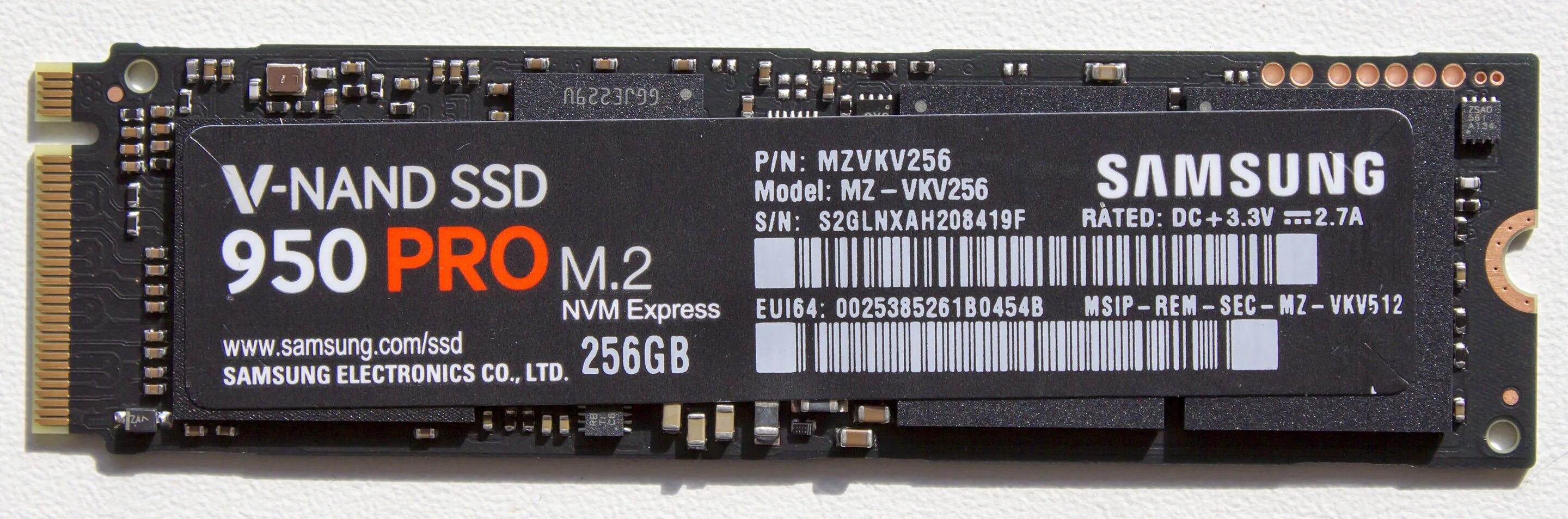 Samsung ssd 256