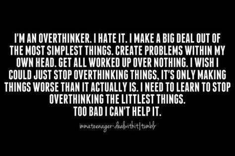 Overthinker перевод