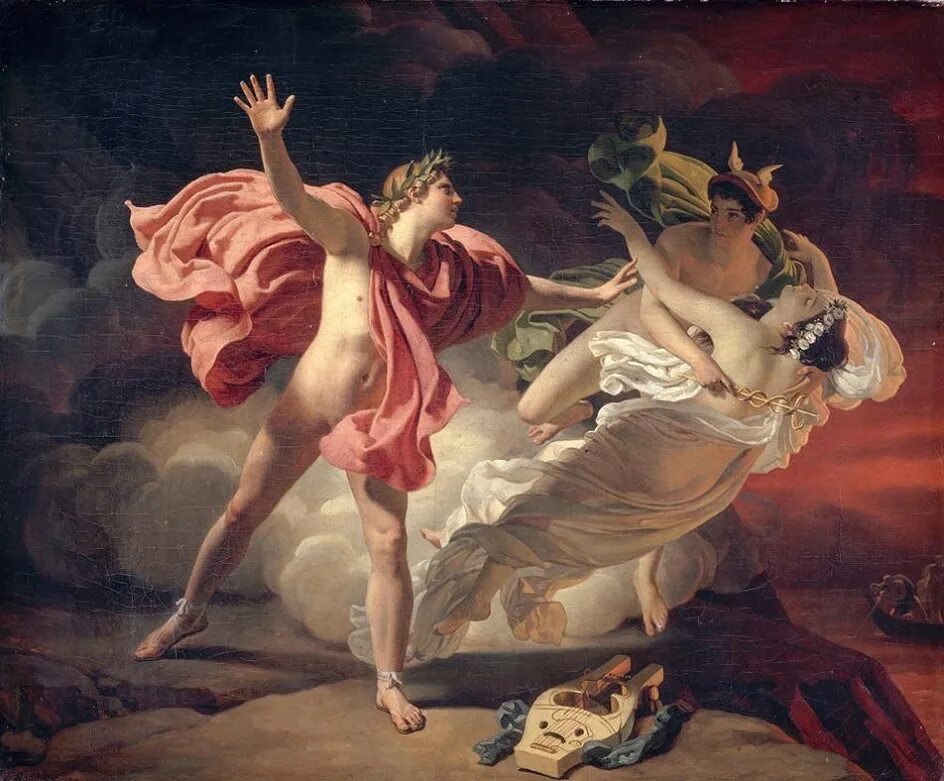 Эвридика (жена Орфея). Орфей и Эвридика Федерико Червелли.