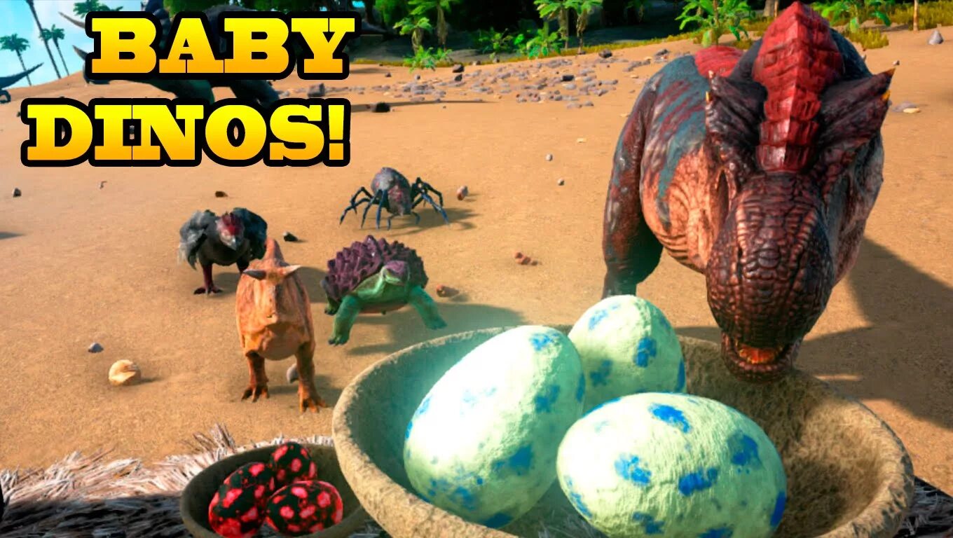 Яйца динозавров в АРК. Карбонемис АРК. Пахицефалозавр АРК мобайл. Динозавр с яйцом.