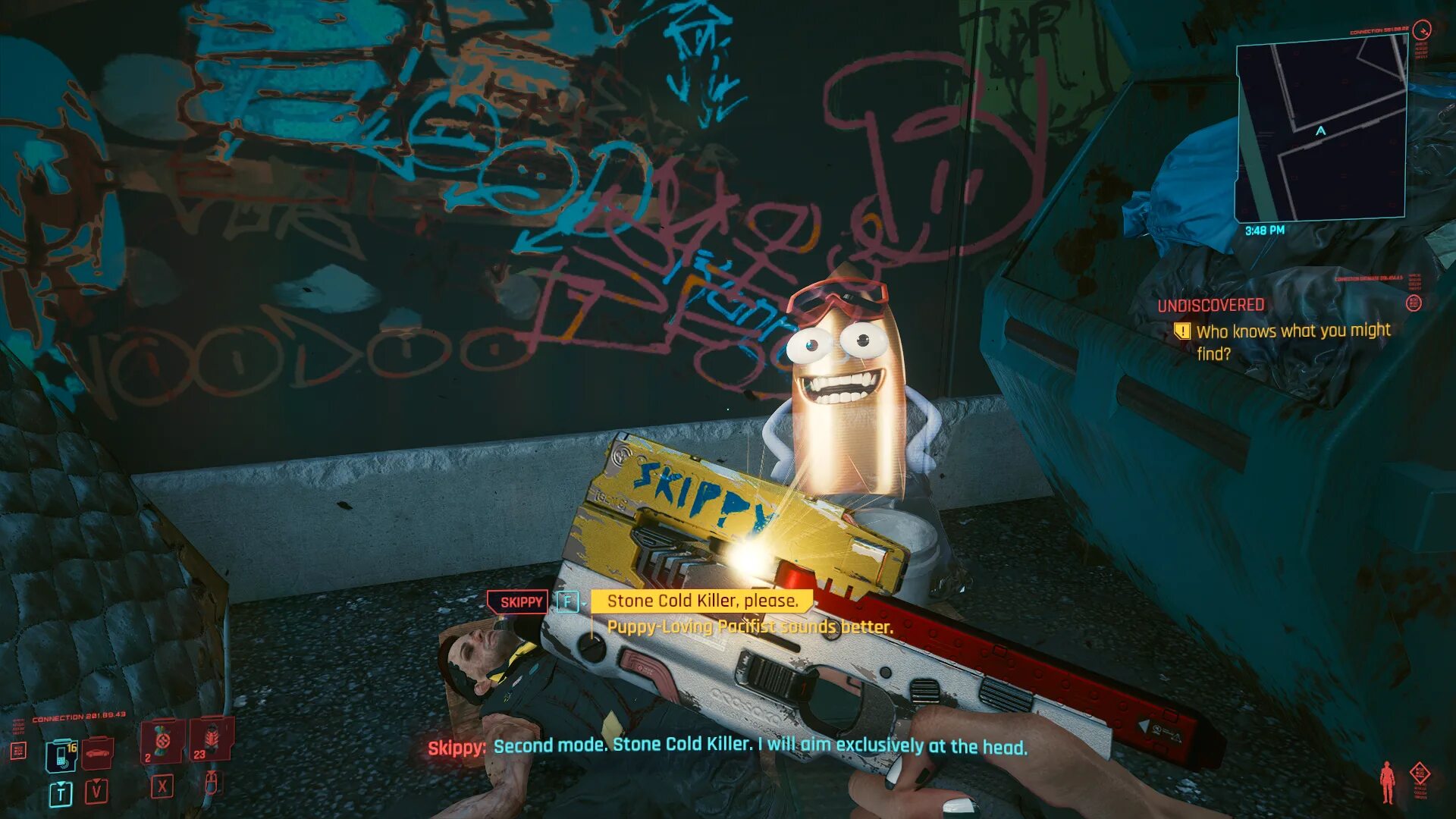 Скиппи cyberpunk 2077. Скиппи киберпанк 2077. Киберпанк 2077 оружие скиппи. Пистолет скиппи cyberpunk 2077. Пистолет из киберпанка 2077 скиппи.