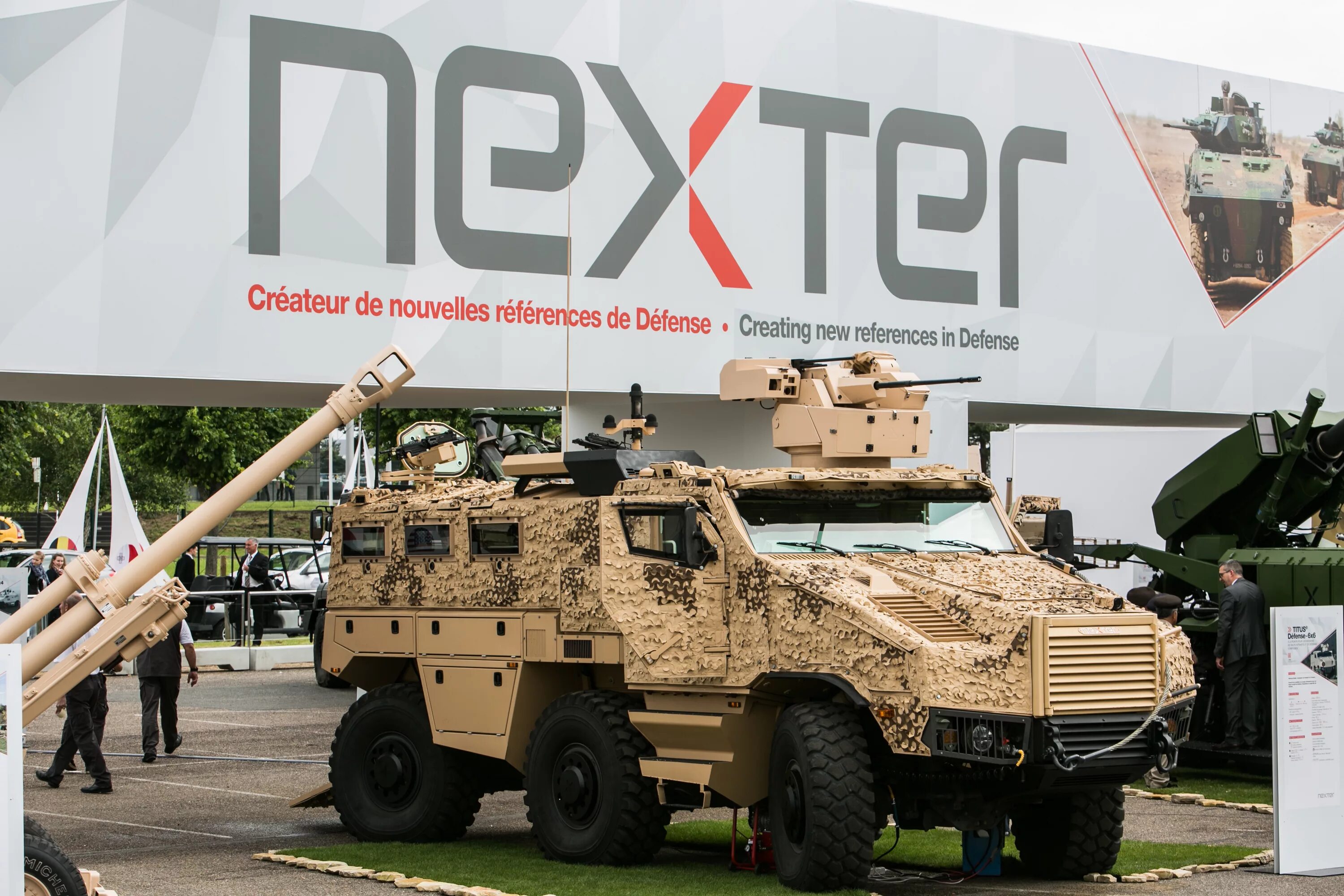 Eurosatory 2022. Eurosatory 2018. Eurosatory Caesar Nexter. Тигр — Nexter.