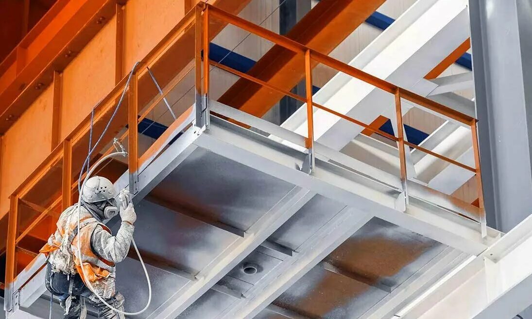 акз огнезащита. огнезащитная обработка металлических конструкций. огнезащита металлоконструкций. огнезащита конструкций. антикоррозийная защита.