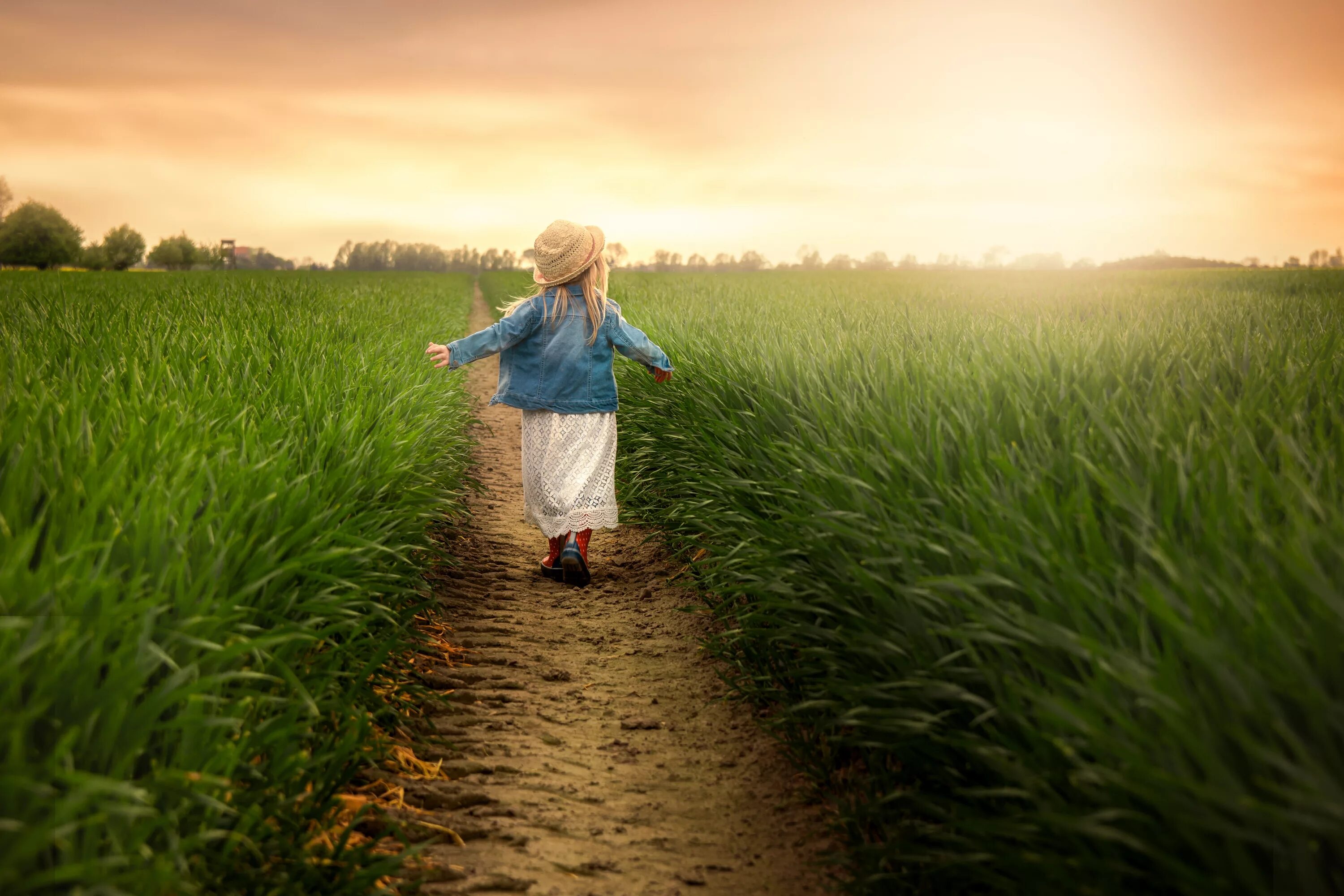 Field children. Дети в поле. Девочка в поле. Дети бегут в поле. Дети идут по тропинке.