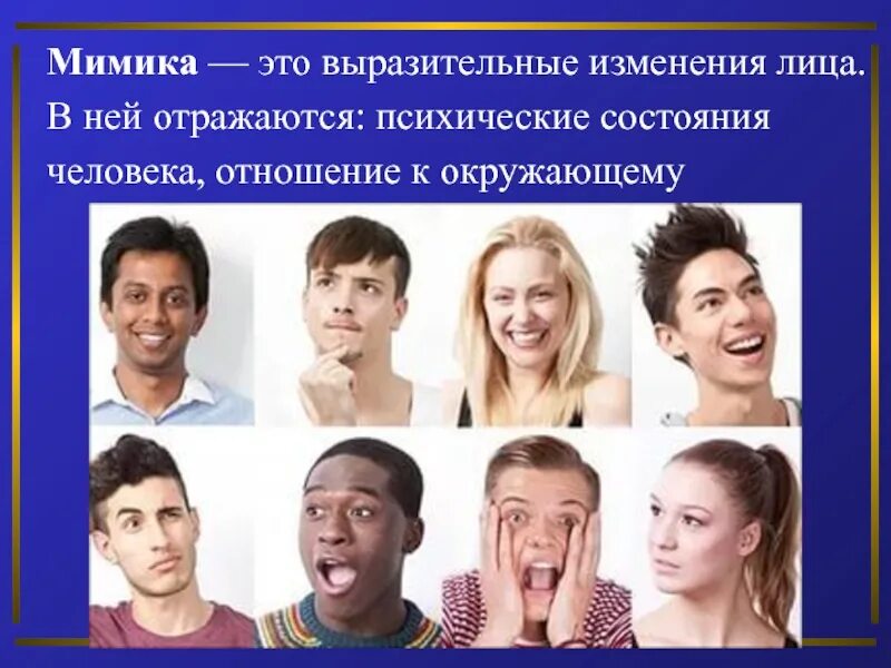 Характеристика мимики. Мимика. мимика в общении. характерная мимика. выразительность мимики.