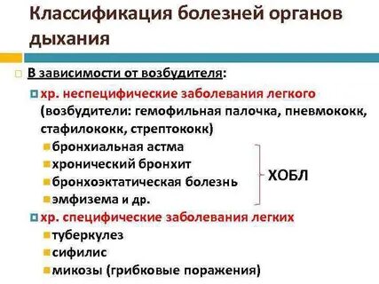 Система заболеваний и органы