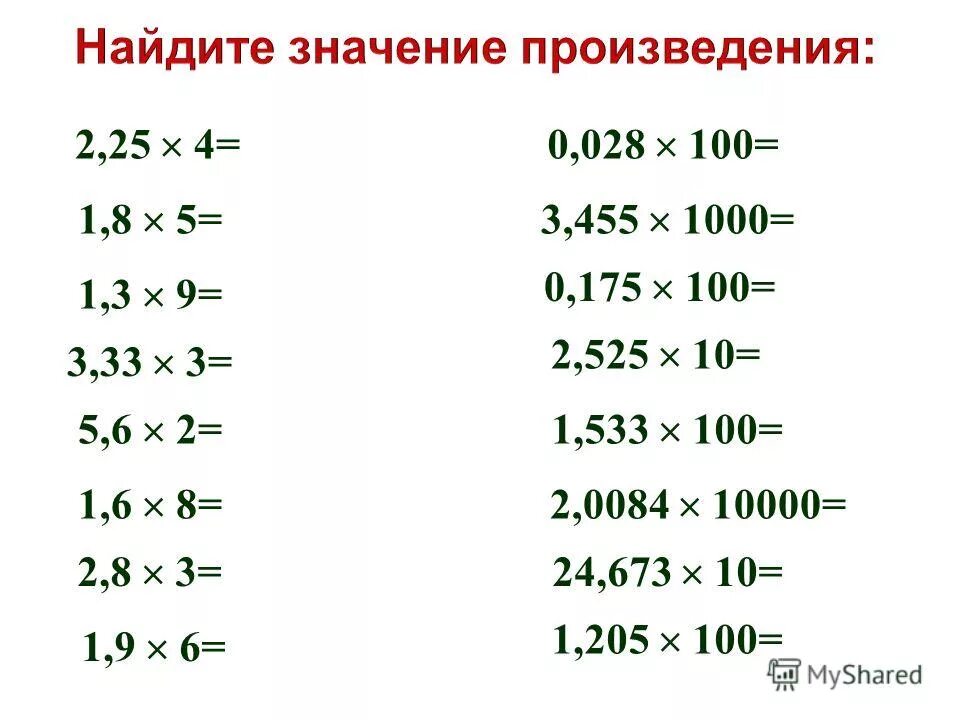 Произведение 28 и 5