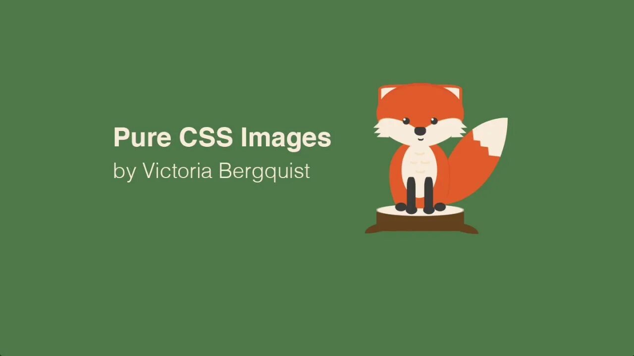 Лиса CSS. Код fox