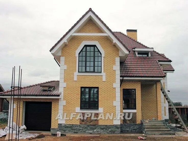 Проект дома 154В "Дженни Врен" с четырьмя жилыми комнатами и сауной Популярные п