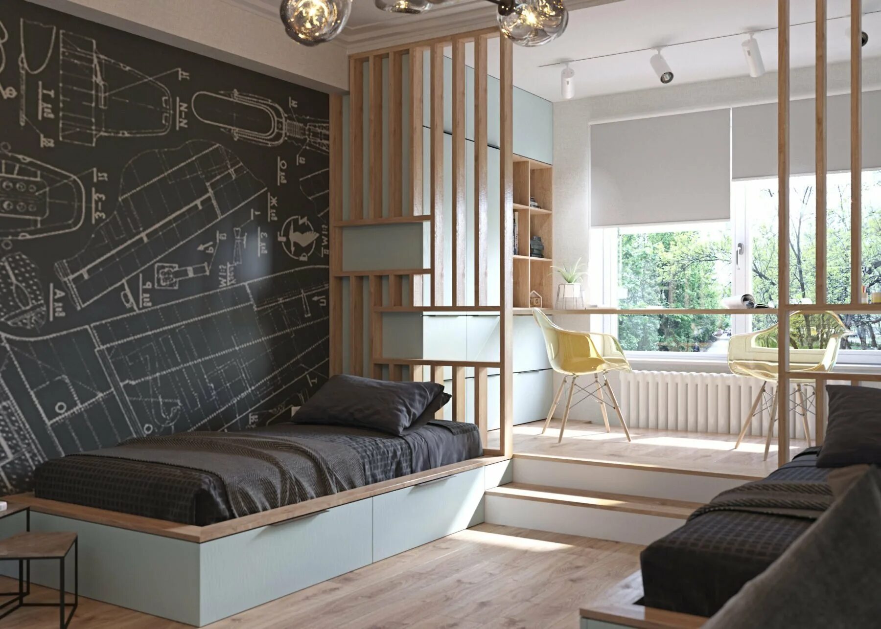 Планировка комнаты для подростка. Современная детская комната. Подростковая комната для двух. Подростковая комната для двух. Спальня для двух мальчиков.