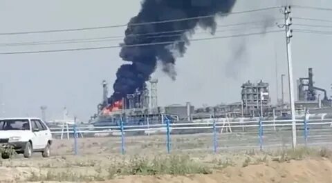 На нпз прилетел беспилотник