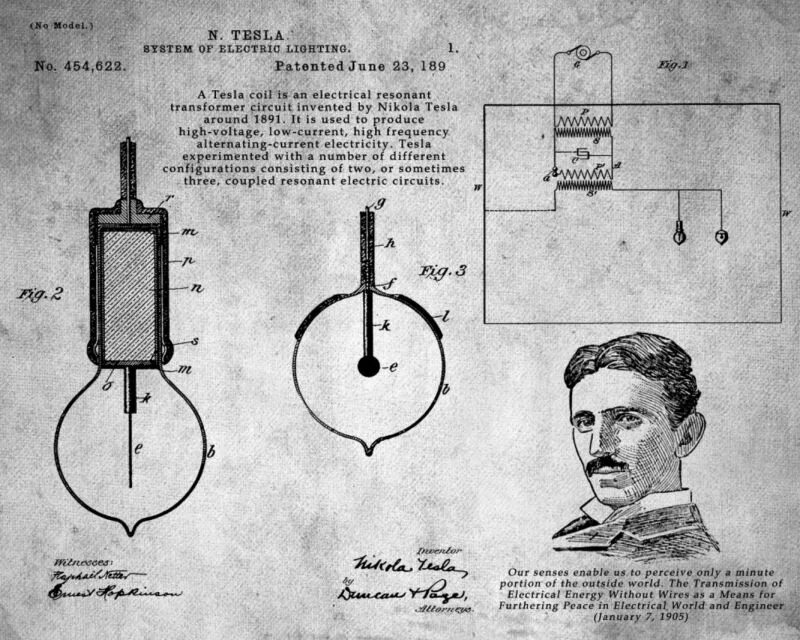 Трансформатор Тесла с током 100 ампер. Изобретение Николы Тесла переменный ток.