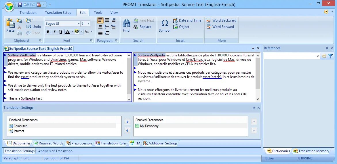 I use a translator