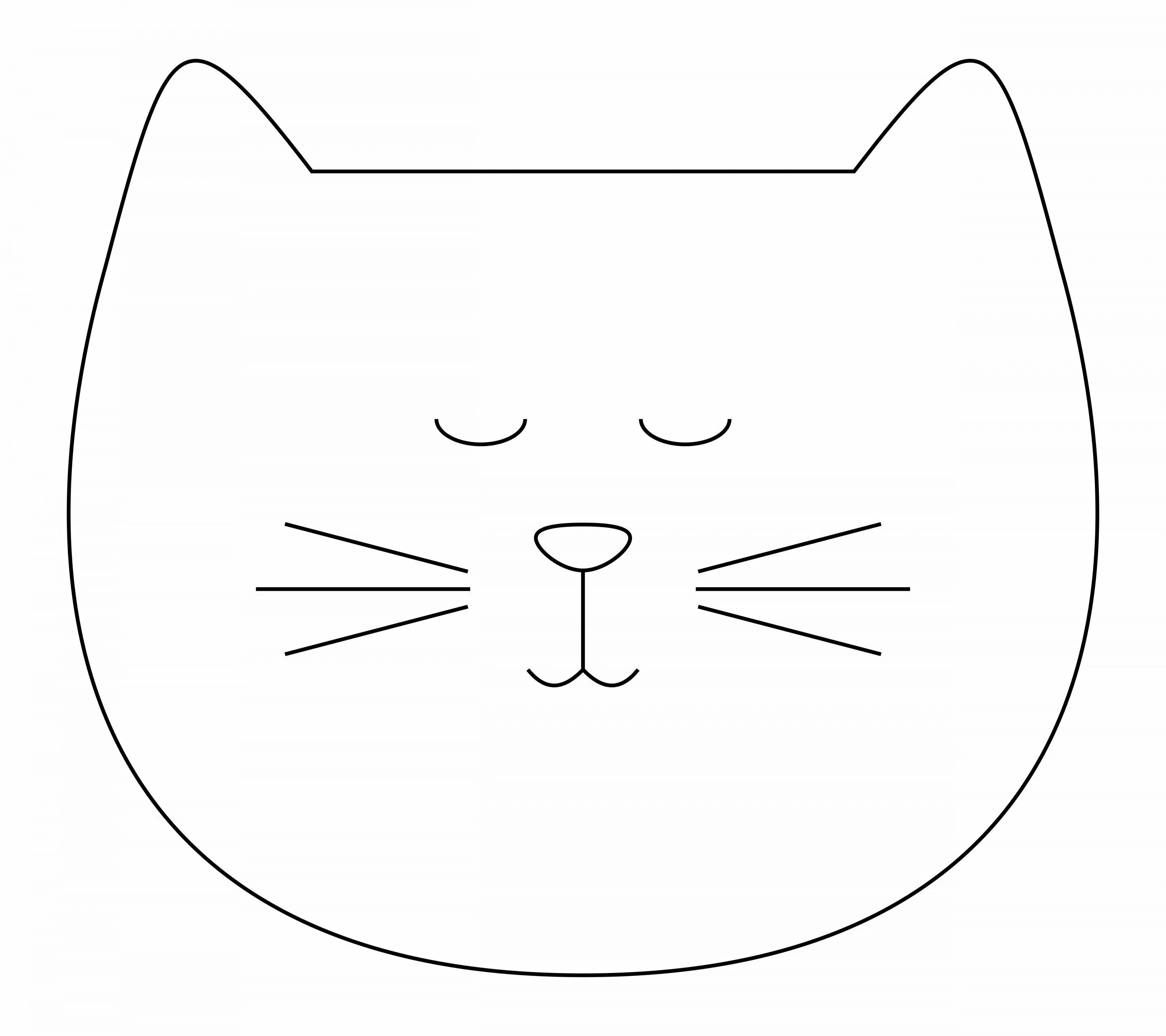 Кот шаблон. Мордочка кошки трафарет. мордочка котика для аппликации. контур головы кошки. аппликация мордочка кошки.